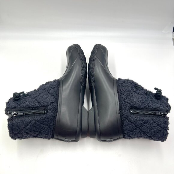 Sperry Womens Size 6 Saltwater Sherpa Black Blue Duck Boots Shoes STS87769‎ - Picture 8 of 12